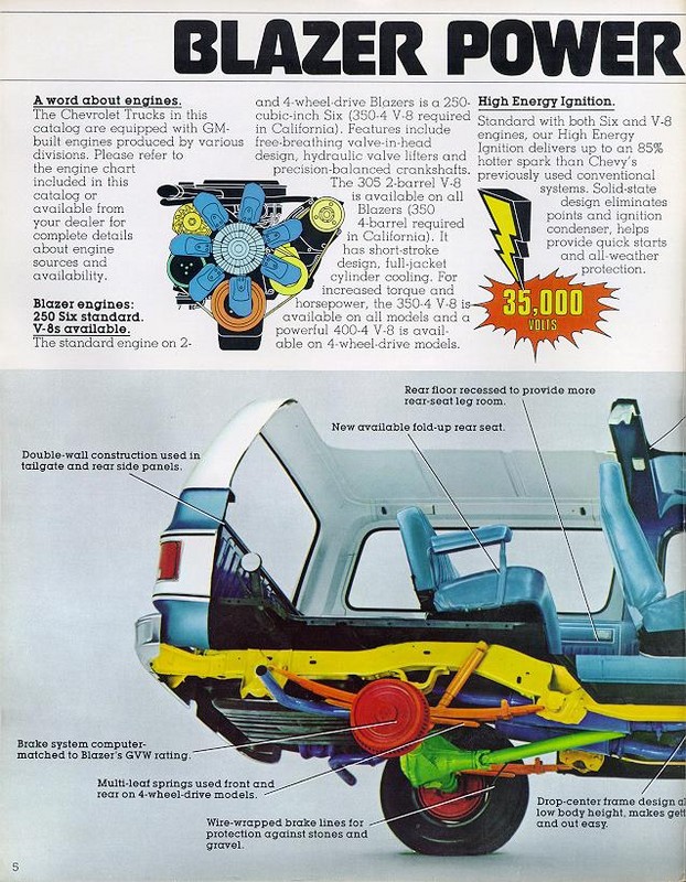 1978 Chevrolet Blazer Brochure Page 3